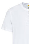 Produktbild fr 'CAMEL ACTIVE Halbarm T-Shirt Rundhals geknpft wei'