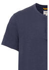 Produktbild fr 'CAMEL ACTIVE Halbarm T-Shirt Rundhals geknpft nachtblau'