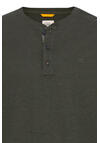 Produktbild fr 'CAMEL ACTIVE Halbarm T-Shirt Rundhals geknpft oliv'