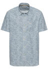Produktbild fr 'CAMEL ACTIVE Modern Fit Hemd Halbarm Basic Kent Kragen Muster hellblau'