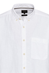 Produktbild fr 'CAMEL ACTIVE Hemd Halbarm Button Down Kragen Leinenmix wei'