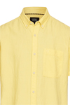 Produktbild fr 'CAMEL ACTIVE Hemd Halbarm Button Down Kragen Leinenmix gelb'
