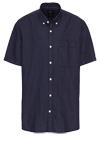 Produktbild fr 'CAMEL ACTIVE Hemd Halbarm Button Down Kragen Leinenmix navy'