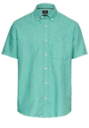 Produktbild fr 'CAMEL ACTIVE Hemd Halbarm Button Down Kragen Leinenmix jade'