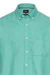 Produktbild fr 'CAMEL ACTIVE Hemd Halbarm Button Down Kragen Leinenmix jade'