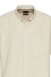 Produktbild fr 'CAMEL ACTIVE Hemd Halbarm Button Down Kragen Leinenmix beige'