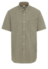 Produktbild fr 'CAMEL ACTIVE Regular Fit Hemd Halbarm Button Down Kragen Streifen oliv'
