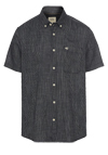 Produktbild fr 'CAMEL ACTIVE Regular Fit Hemd Halbarm Button Down Kragen Streifen dunkelblau'