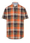 Produktbild f�r 'CAMEL ACTIVE Performance Hemd Halbarm Button Down Kragen Karo orange'