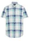 Produktbild f�r 'CAMEL ACTIVE Performance Hemd Halbarm Button Down Kragen Karo hellblau'