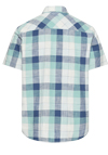 Produktbild f�r 'CAMEL ACTIVE Performance Hemd Halbarm Button Down Kragen Karo hellblau'