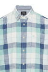 Produktbild f�r 'CAMEL ACTIVE Performance Hemd Halbarm Button Down Kragen Karo hellblau'