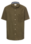 Produktbild f�r 'CAMEL ACTIVE Hemd Halbarm Button Down Kragen Streifen oliv'