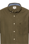 Produktbild f�r 'CAMEL ACTIVE Hemd Halbarm Button Down Kragen Streifen oliv'
