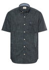 Produktbild f�r 'CAMEL ACTIVE Hemd Halbarm Button Down Kragen Streifen blau'