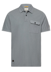 Produktbild f�r 'CAMEL ACTIVE Polo Halbarm gekn�pfter Polokragen Pique grau'