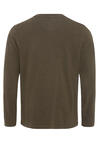 Produktbild fr 'CAMEL ACTIVE Henleyshirt Langarm Rundhals geknpft Jersey navy'