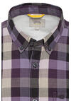 Produktbild fr 'CAMEL ACTIVE Regular Fit Hemd Langarm Button Down Kragen Karo lila'