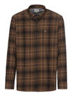 Produktbild fr 'CAMEL ACTIVE Hemd Langarm Button Down Kragen Flanell Karo braun'