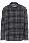 Produktbild fr 'CAMEL ACTIVE Hemd Langarm Button Down Kragen Flanell Karo schwarz'