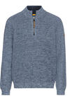 Produktbild fr 'CAMEL ACTIVE Troyer Langarm Reiverschluss Strick rauchblau'