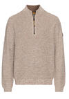 Produktbild fr 'CAMEL ACTIVE Troyer Langarm Reiverschluss Strick beige'