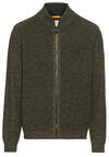 Produktbild fr 'CAMEL ACTIVE Strickjacke Langarm Stehkragen Reiverschluss oliv'