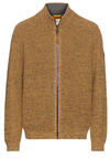 Produktbild fr 'CAMEL ACTIVE Strickjacke Langarm Stehkragen Reiverschluss cognac'