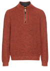 Produktbild f�r 'CAMEL ACTIVE Troyer Langarm Rei�verschluss Strick Muster orange'
