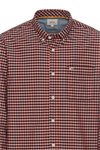 Produktbild f�r 'CAMEL ACTIVE Hemd Langarm Button Down Kragen Karo rot'