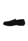 Produktbild fr 'CALVIN KLEIN Slipper Veloursleder Logo-Detail schwarz'