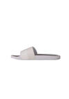 Produktbild fr 'CALVIN KLEIN JEANS Pool Slide Leder-Optik Logoprgung wei'