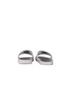 Produktbild fr 'CALVIN KLEIN JEANS Pool Slide Leder-Optik Logoprgung wei'