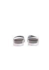 Produktbild fr 'CALVIN KLEIN JEANS Pool Slide Leder-Optik Logoprgung wei'