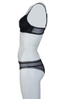 Produktbild fr 'CHANTELLE Rio-Slip COURCELLES edler Tll mit dezentem Muster schwarz'