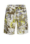 Produktbild fr 'CALVIN KLEIN JEANS Bermuda Shorts Gummibund Taschen Muster gelb'