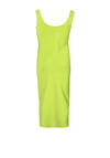 Produktbild fr 'CALVIN KLEIN JEANS rmelloses Kleid Rundhals Logo-Detail lemon'