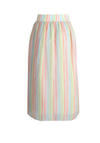Produktbild fr 'DRYKORN Rock ATTRA Chiffon Gummibund Streifen orange/blau/hellgrn'