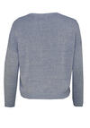 Produktbild fr 'DRYKORN Pullover KAILEE Langarm Rundhals Grobstick Leinen hellblau'