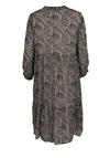 Produktbild fr 'DRYKORN Langarm Kleid V-Ausschnitt Volant Muster grn'