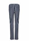 Produktbild fr 'DRYKORN Bootcut Hose TRACKING Gummibund Streifen dunkelblau/hellblau'