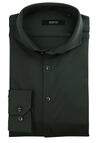 Produktbild fr 'DESOTO Slim Fit Luxury Line Hemd Langarm Haifischkragen Jersey Stretch oliv'