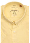 Produktbild fr 'ETERNA Slim Fit Hemd Halbarm Button Down Kragen gelb'