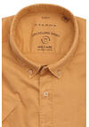 Produktbild fr 'ETERNA Slim Fit Hemd Halbarm Button Down Kragen hellbraun'