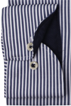 Produktbild fr 'ETERNA Comfort Fit Dynamic Cotton Hemd super langer Arm Twill Streifen dunkelblau'