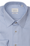 Produktbild fr 'ETERNA Modern Fit Dynamic Cotton Hemd extra langer Arm Streifen hellblau'