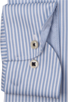 Produktbild fr 'ETERNA Modern Fit Dynamic Cotton Hemd extra langer Arm Streifen hellblau'