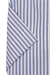 Produktbild fr 'ETERNA Modern Fit Hemd Halbarm New Kent Kragen Fil a Fil Streifen blau'