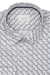 Produktbild f�r 'ETERNA Comfort Fit Hemd extra langer Arm New Kent Kragen Twill Muster blau'