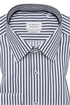 Produktbild f�r 'ETERNA Modern Fit Hemd Langarm New Kent Kragen Satin Streifen blau'